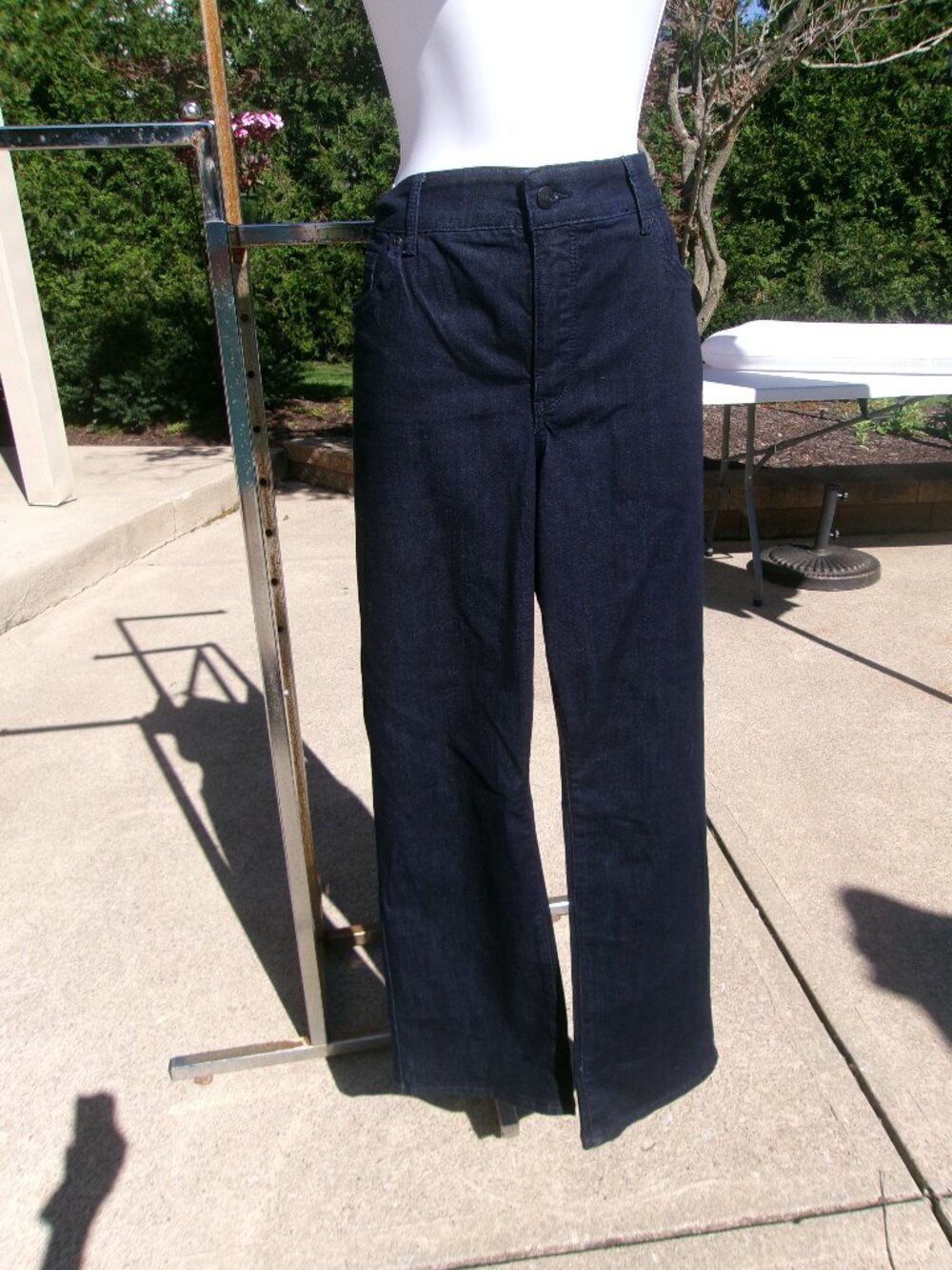 NWT NYDJ DARK INDIGO JEANS MARYLIN STRAIGHT 18WP HTF